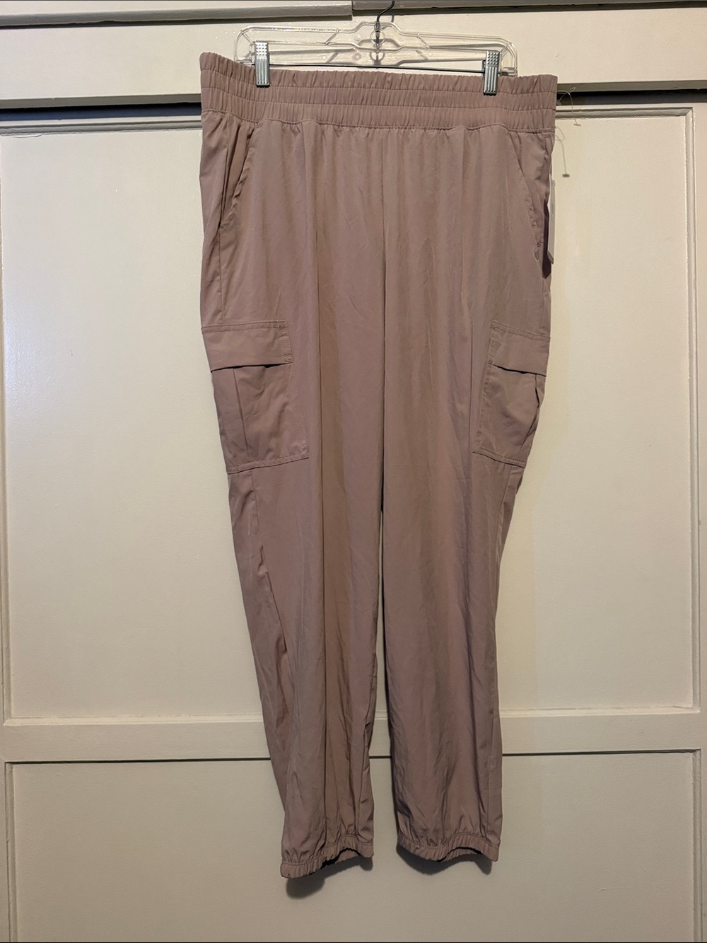 Apana Dusty Mauve Cargo Track Joggers
